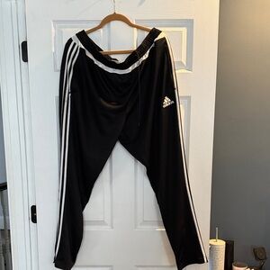 Adidas size 2XL Black Track Pants
